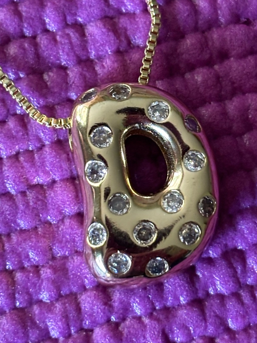 'D’ Initial Pendant with Box Necklace - 18k Gold Plated 🌺